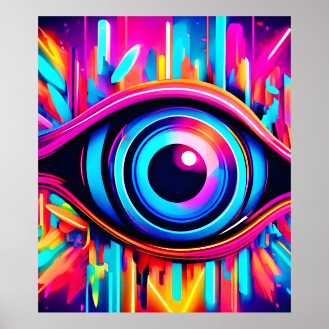 Arte de Ojo Psicodélico (Frente)
