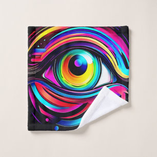 Arte de Ojo Psicodélico Vibrante