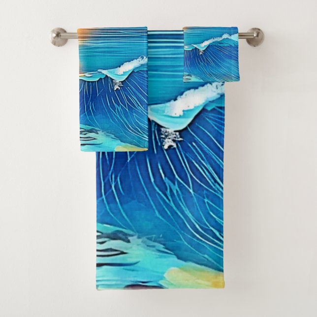 Arte de olas de sol oceánico (In situ)