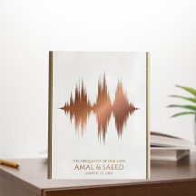 Arte de onda de sonido personalizado – Recuerdo de
