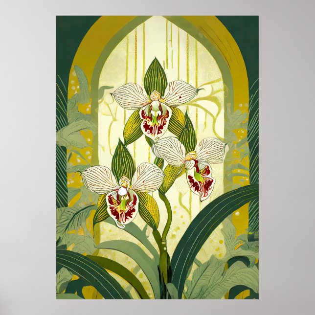 Arte de Orquídea V25 (Frente)