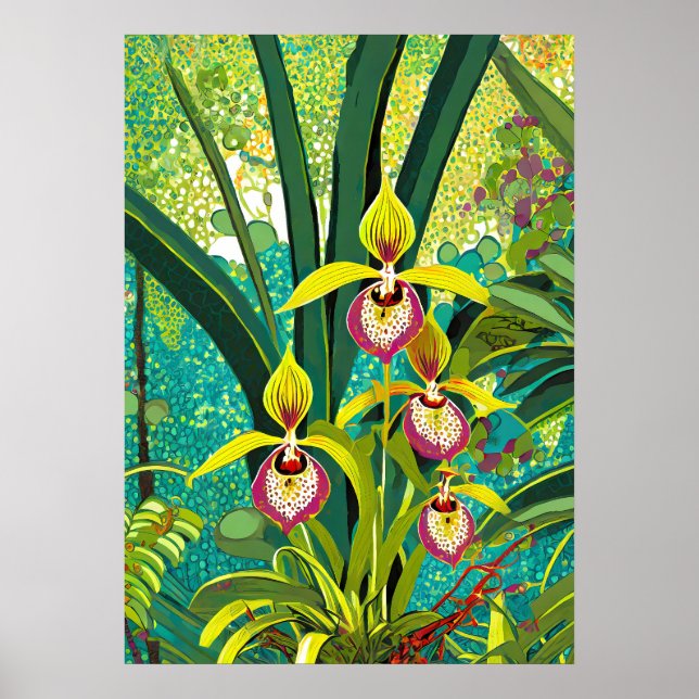 Arte de Orquídea V32 (Frente)