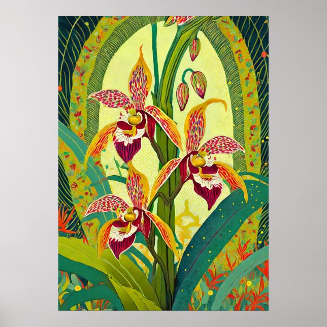 Arte de Orquídea V33 (Frente)