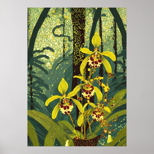 Arte de Orquídea V40 (Frente)