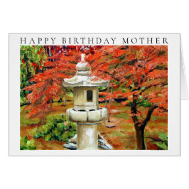 Arte de pagoda de jardín japonés vintage