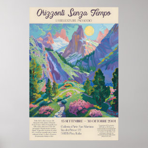 Arte de paisaje de los Alpes italianos Impresión d