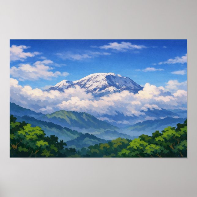 Arte de paisaje fotográfico editado (Frente)