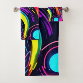 Arte de paisaje onírico de neón