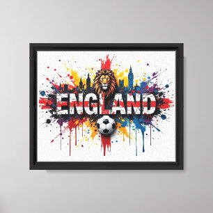 Arte de paisaje urbano de fútbol de Inglaterra en