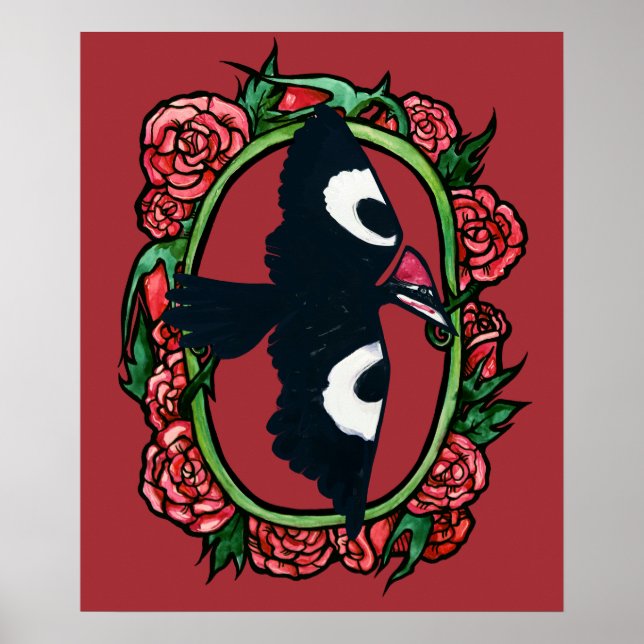 Arte de pájaro carpintero (Frente)