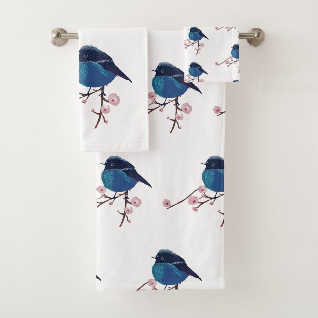 Arte de pájaros azules (In situ)