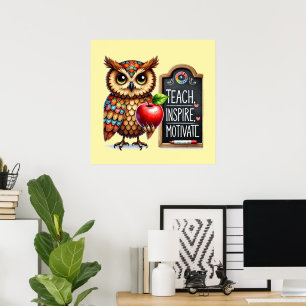Arte de palabras Cute Teach Love Inspire Profesore
