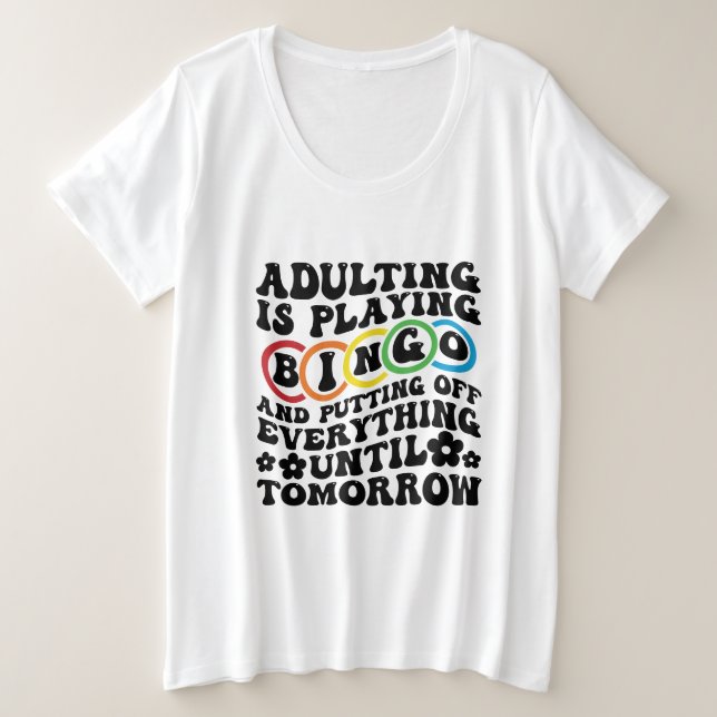 Arte de palabras de Bingo divertido  (Anverso del diseño)