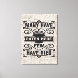 arte de palabras de cocina divertida faux Burlap