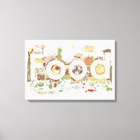 Arte de Palabras de Comida Eslogan Tipografía Dive
