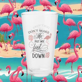 arte de palabras de flamingo rosa divertido