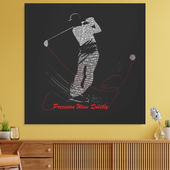 Arte de Palabras de Golf Ganar con Precisión en Si (Insitu (Sala de estar))