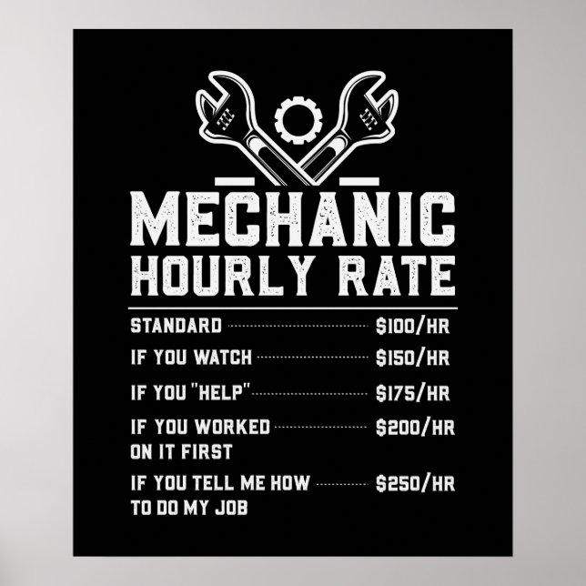 arte de palabras mecánico divertido (Frente)