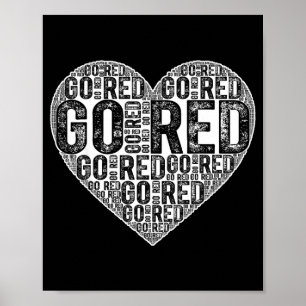 Arte de Palabras Rojo Día de Concienciación sobre