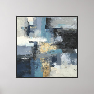 Arte de pared abstracto Capas de Oro Urbano