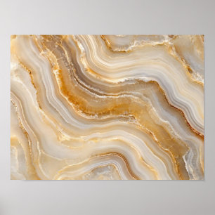 Arte de pared abstracto con textura de piedra ágat