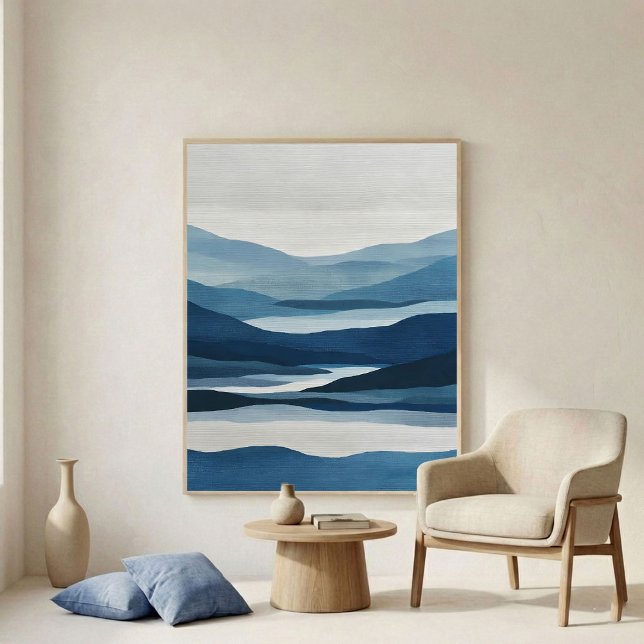 Arte de pared abstracto de capas del Valle de Índi (Subido por el creador)