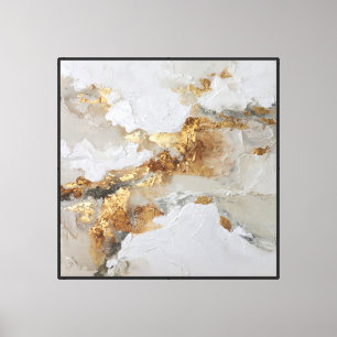 Arte de pared abstracto de capas texturizadas en d