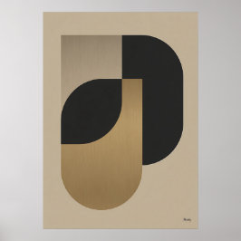 Arte de pared abstracto geométrico minimalista de