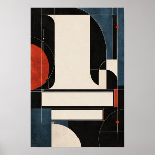 Arte de pared abstracto geométrico moderno inspira