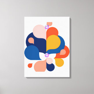 Arte de pared abstracto, impresión de arte geométr