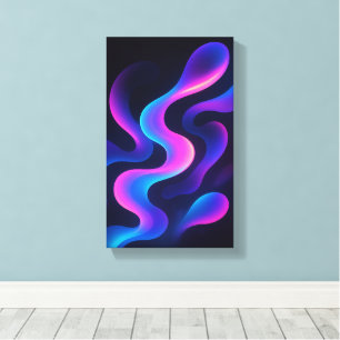 Arte de pared abstracto Neon Dreams Moderno y co