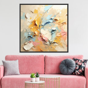 Arte de pared abstracto texturizado