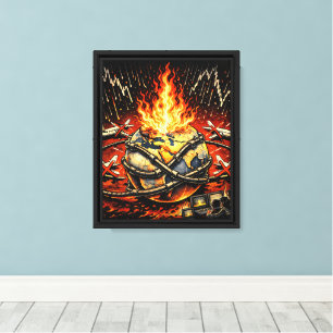 Arte de pared acogedor y romántico oscuro de chime