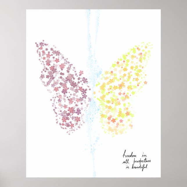 Arte de pared acrílico de la libertad (Frente)