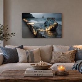 Arte de pared acrílico Océano en un frasco 36x24