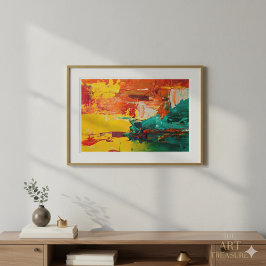 Arte de pared acrílico original