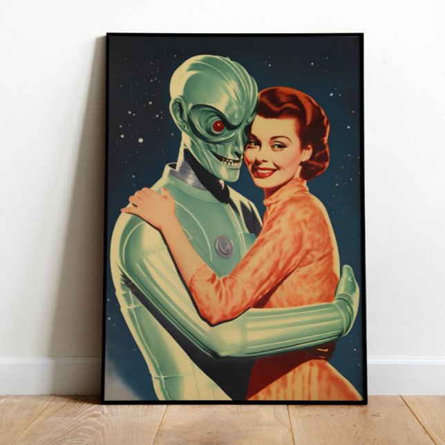 Arte de pared alienígena Póster de ciencia ficción (Subido por el creador)