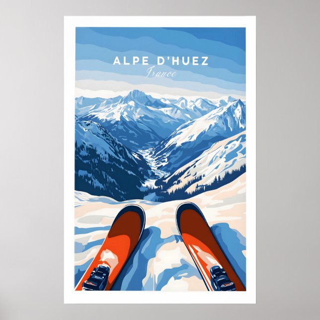 Arte de pared Alpe dHuez 1 (Frente)