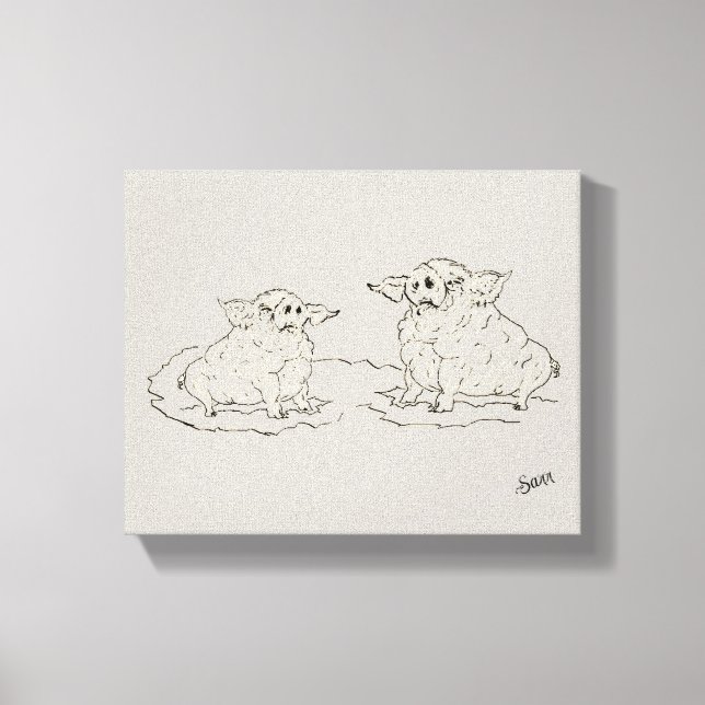 Arte de pared: Amigos (Anverso)