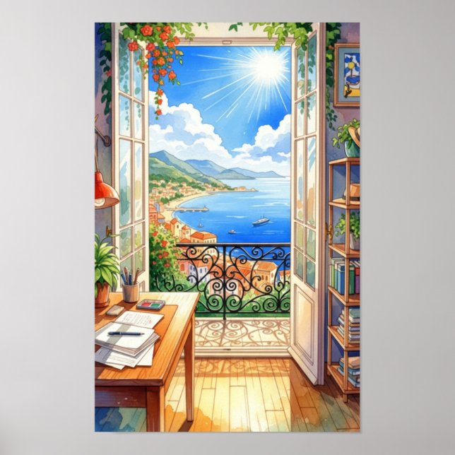 Arte de pared. Balcón (Frente)
