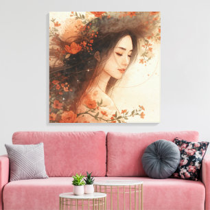 Arte de pared boho Abrazo de la Madre Naturaleza