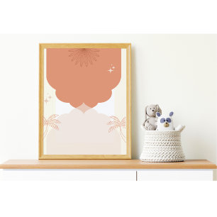 Arte de pared boho moderno y trendy