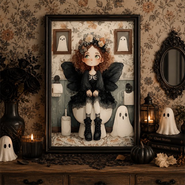 Arte de pared caprichoso de hada de Halloween lind (Subido por el creador)