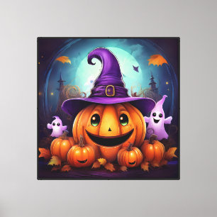 Arte de pared caprichoso de Halloween de 40x40 pul