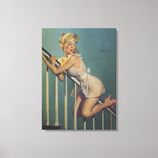 Arte de pared Chica clásico de la década de 1950