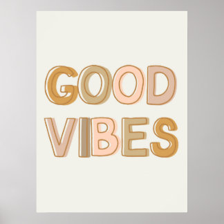 Arte de pared con buenas vibras para dormitorio, g