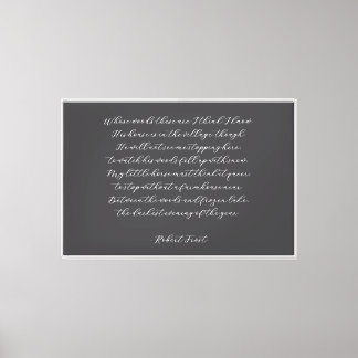 Arte de pared con caligrafía de poema de cita pers