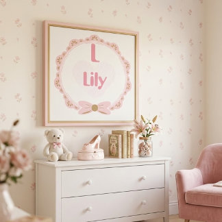 Arte de pared con nombre de Delicias Dulces Person