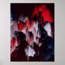 Arte de pared con patrón abstracto vibrante