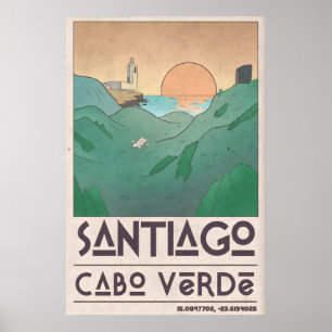 Arte de pared costero Impresión de puesta de sol E